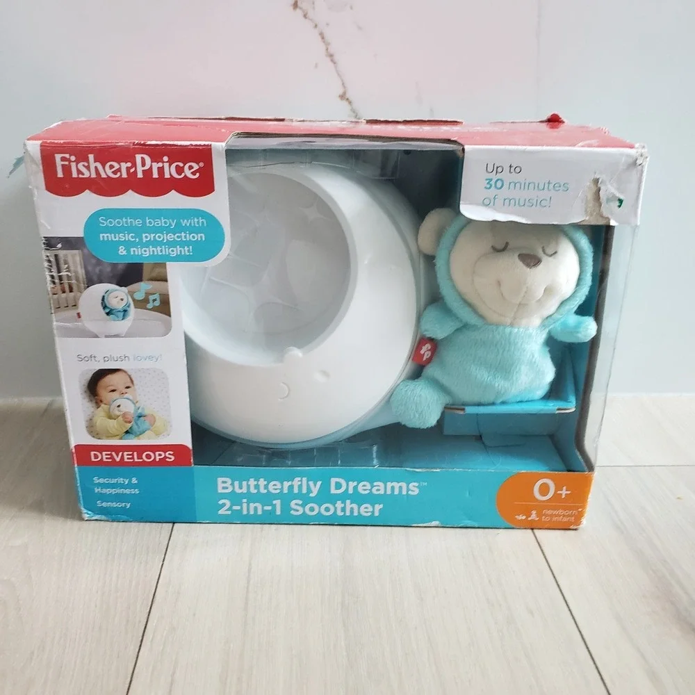 Fisher Price Baby Soother Butterfly Dreams Sound Machine‎ Starlight Projection